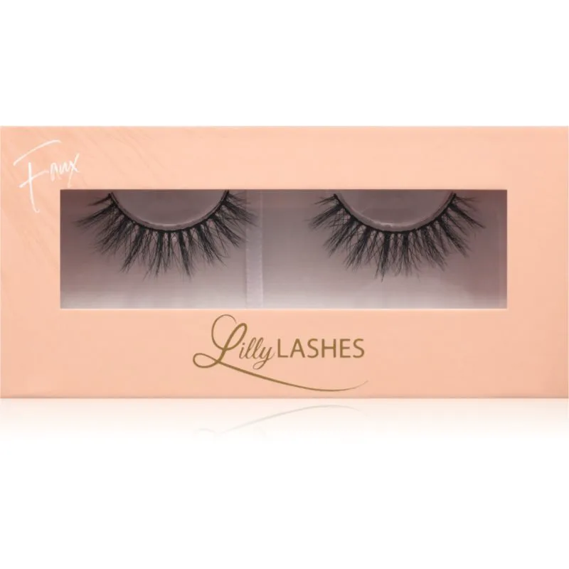 Lilly Lashes Everyday 3D Faux Mink τεχνητές βλεφαρίδες τύπος Stripped Down 1 ζευγάρι