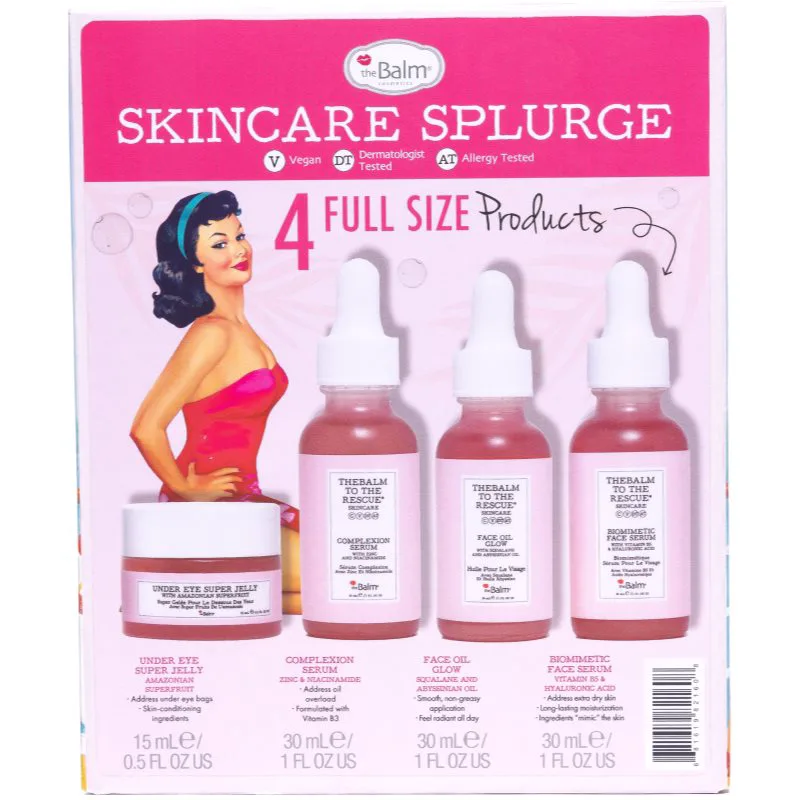 theBalm To The Rescue® Skincare Collection σετ δώρου για τέλεια επιδερμίδα