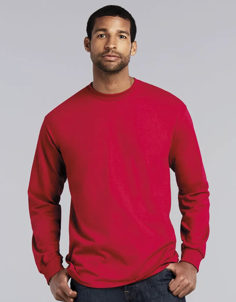 Μακρυμάνικο T-Shirt 2400 Gildan Ultra Cotton Red