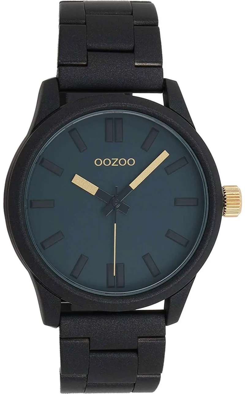 OOZOO Timepieces - C11618, Black case with Stainless Steel Bracelet