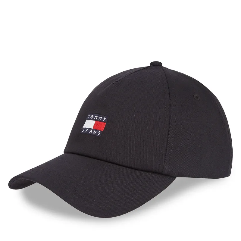Καπέλο Jockey Tommy Jeans Tjm Heritage Core Cap AM0AM12933 Μαύρο