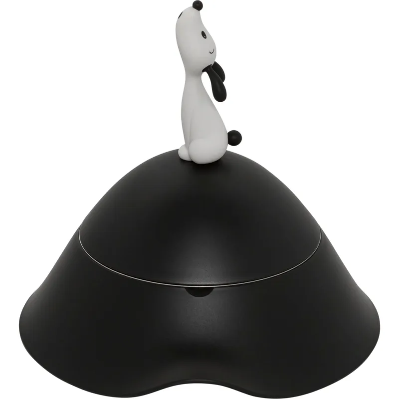 Alessi Dog Bowl Lula Black AMMI19 B