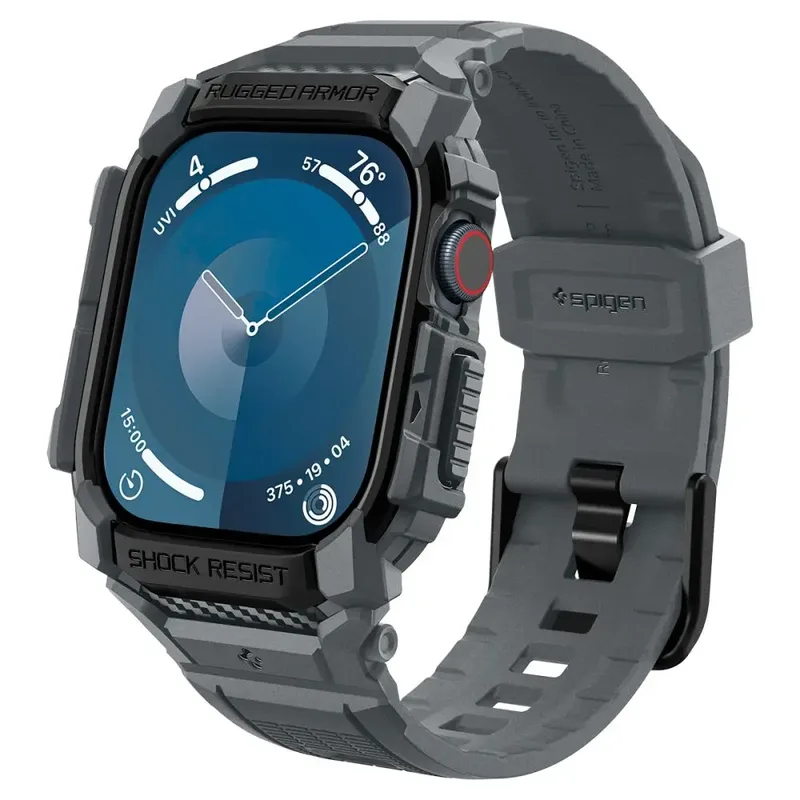 Θήκη+Λουράκι Spigen Rugged Armor Pro Dark Grey Apple Watch 46mm