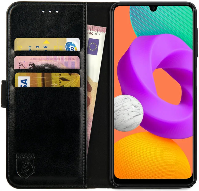 Κόκκινο Element PU Θήκη Πορτοφόλι Samsung Galaxy M22 / A22 4G - Black (8719246339684)