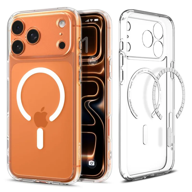Θήκη Spigen Ultra Hybrid MagSafe Clear White iPhone 17 Pro