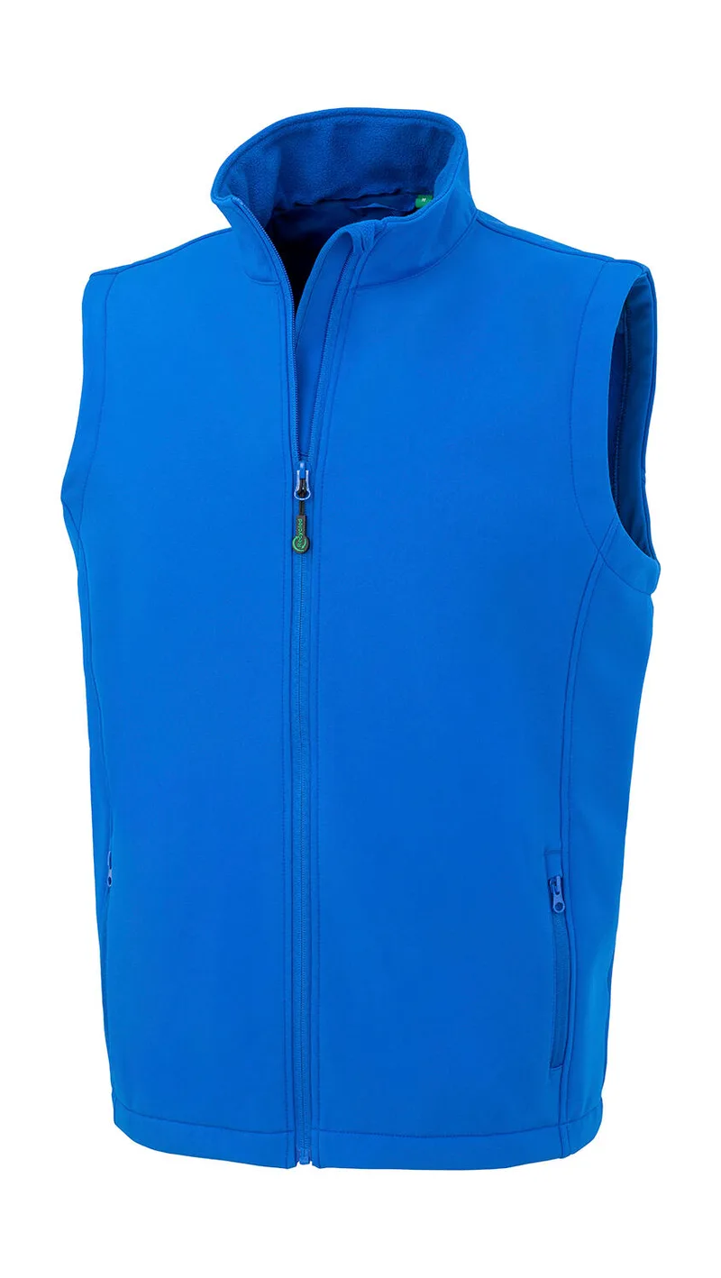 Ανδρικό Recycled 2-Layer Softshell Bodywarmer Result Recycled R902M Royal