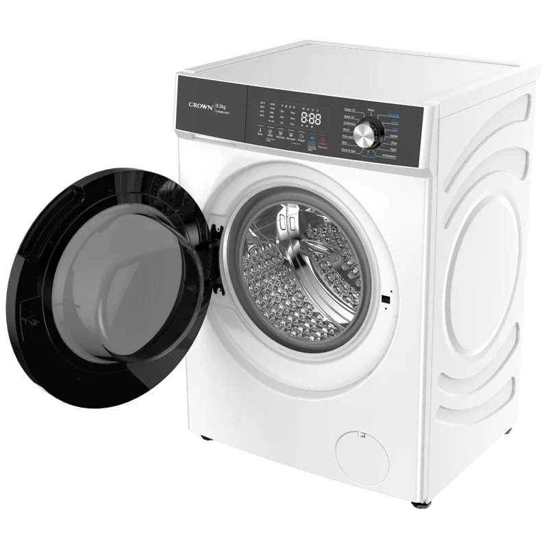 Πλυντήριο ρούχων CWM8014WY, 1400 στροφές/λεπτό, 8,00 kg, A, Λευκό,Crown