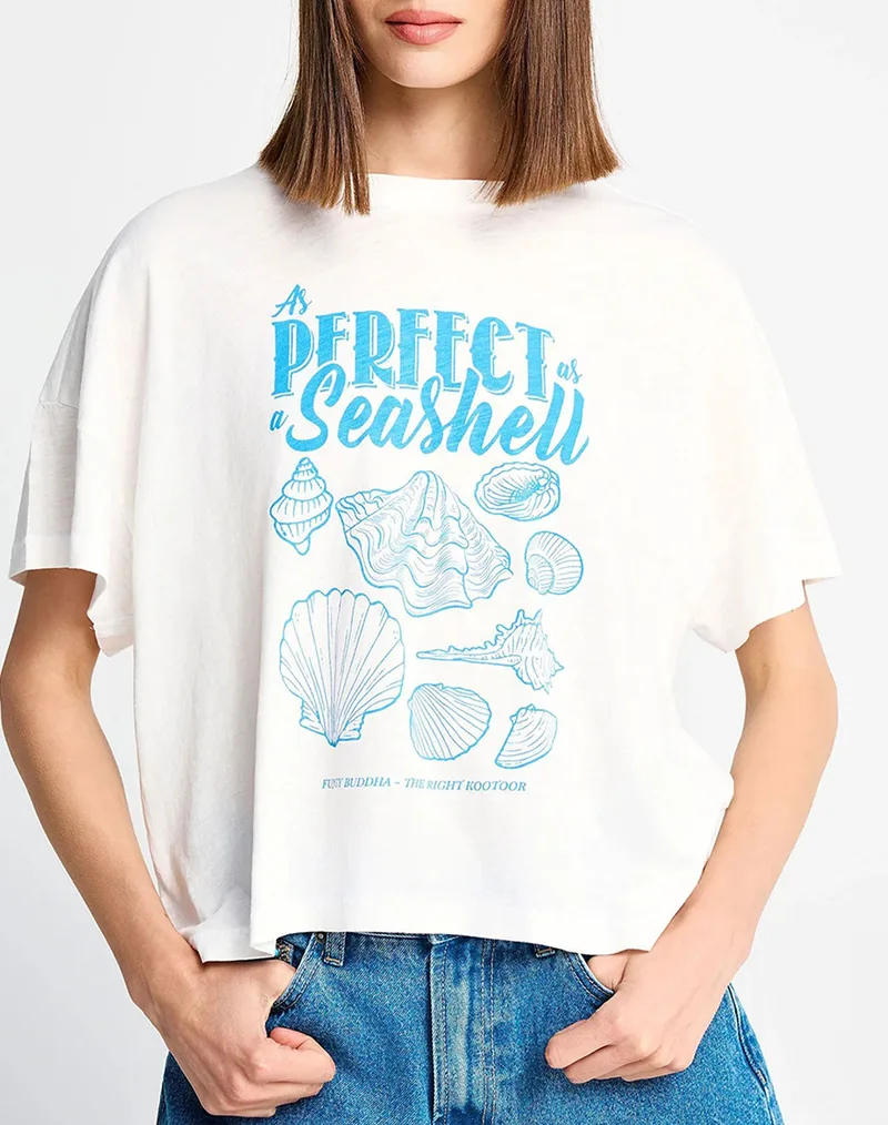 FUNKY BUDDHA T-Shirts FBL013-149-04-OFF WHITE OffWhite
