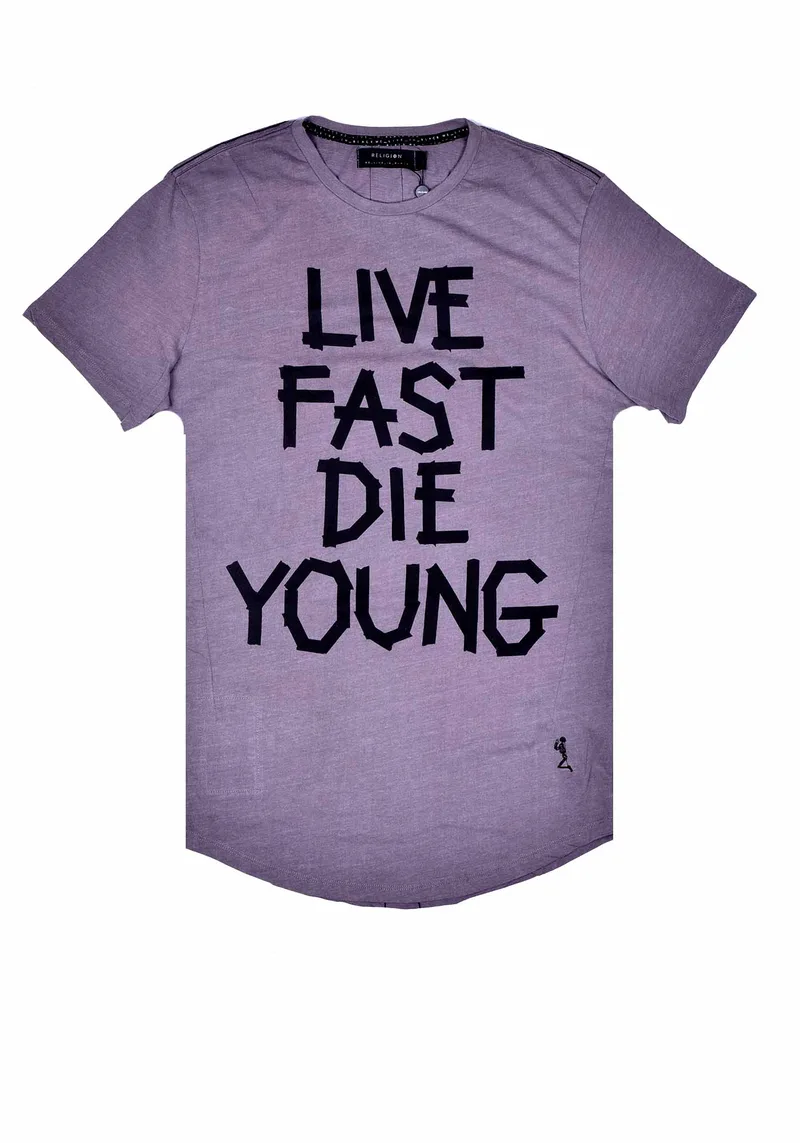 Religion T-shirt της σειράς Graph - blaf30 Purple