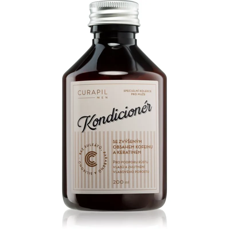 Curapil Men κοντίσιονερ με καφείνη για άντρες 200 ml