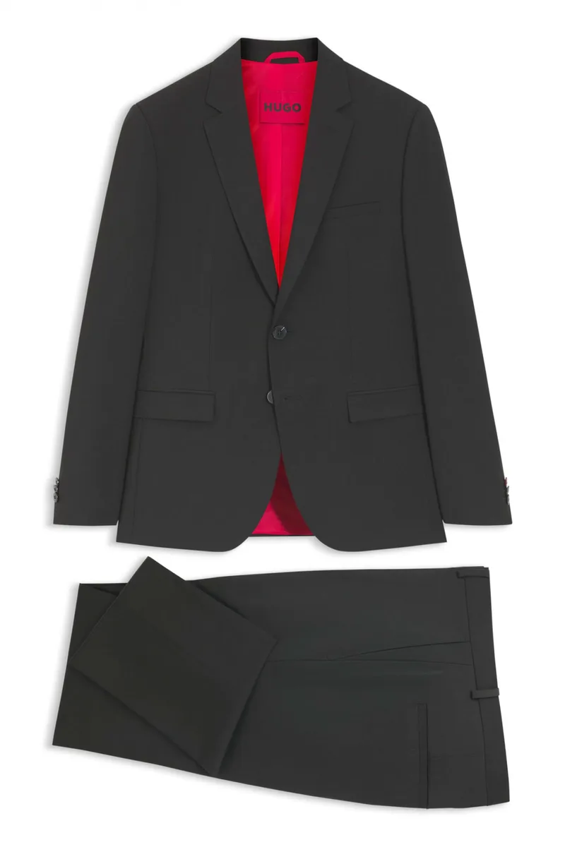 HUGO ΚΟΥΣΤΟΥΜΙ PERFORMANCE EXTRA SLIM FIT ARTI-HESTEN253X-MH ΜΑΥΡΟ