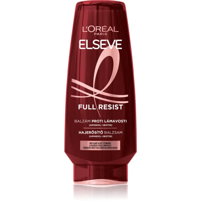 L’Oréal Paris Elseve Full Resist Aminexil δυναμωτικό βάλσαμο για αδύναμα μαλλιά που είναι επιρρεπή σε τριχόπτωση 300 ml