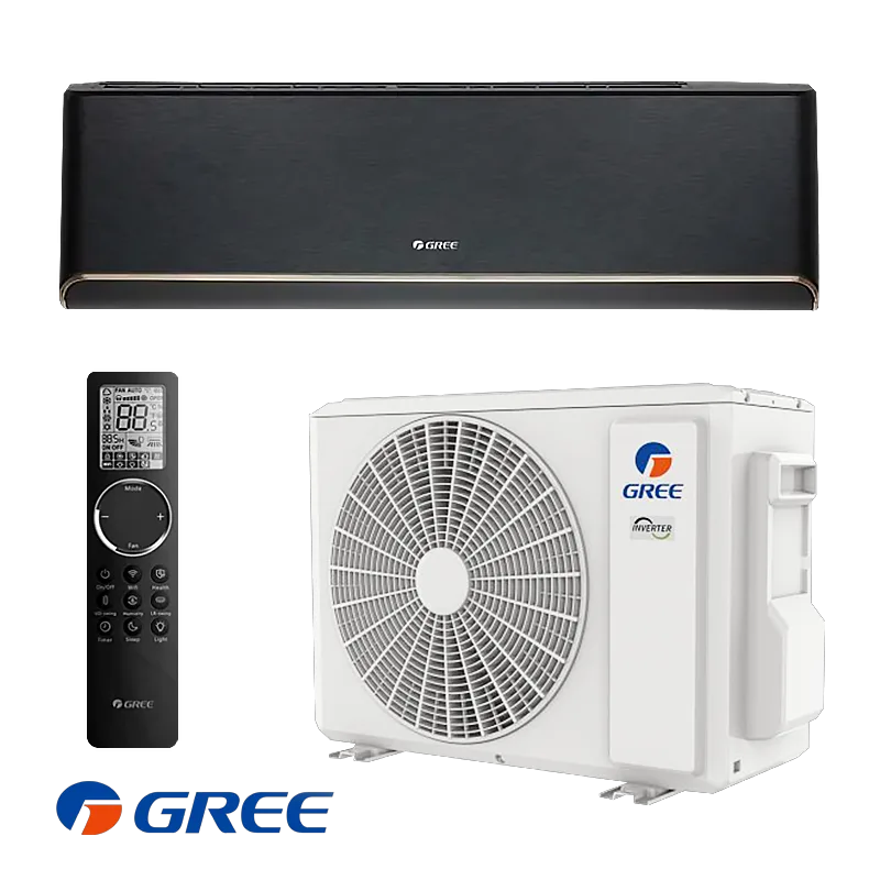 Gree Airy GWH24AVEXF-K6DNA1A Inverteren climatik Gree Airy GWH24AVEXF-K6DNA1A - μαύρο