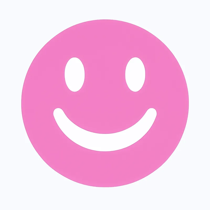 Smile Face Dampener x 1 Ροζ