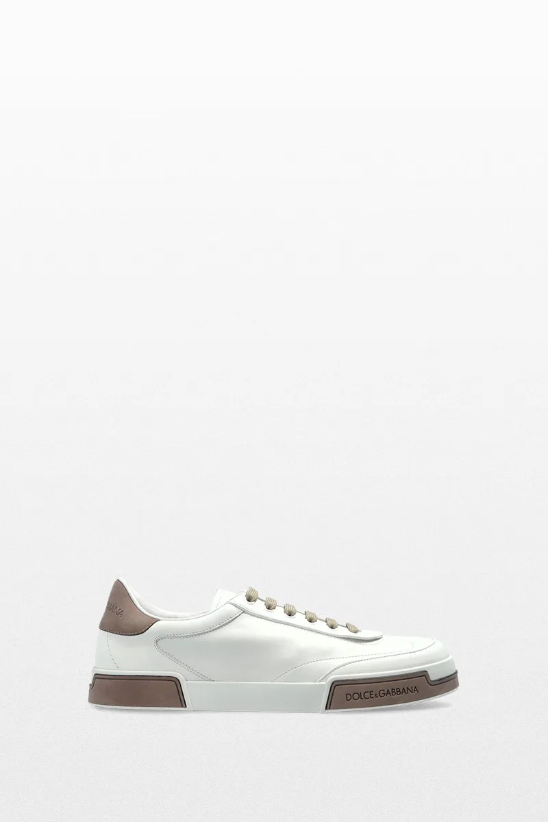 DOLCE&GABBANA Ανδρικό Λευκό Leather Sneakers