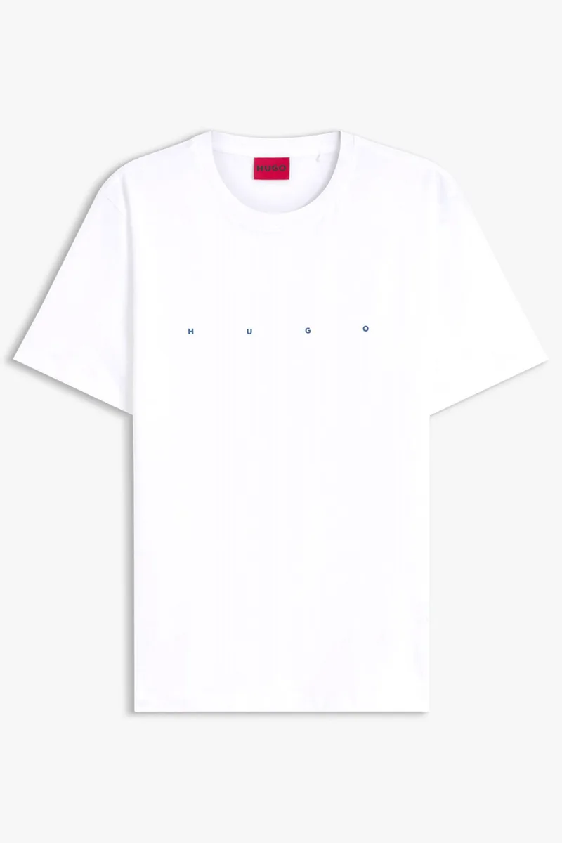 HUGO T-SHIRT DOROSI LOGO ΛΕΥΚΟ