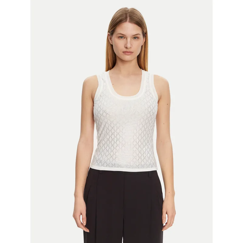 Marciano Guess Τοπ 5RGP21 6311A Εκρού Regular Fit