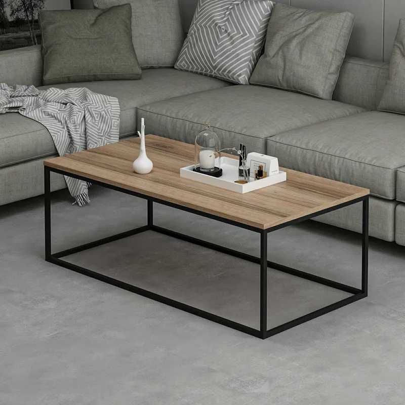 Τραπέζι Σαλονιού Tiger - Walnut 506Mnr1204 (120x42x60)