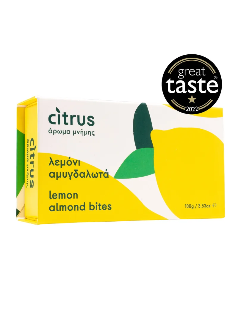 Παραδοσιακό αμυγδαλωτό λεμόνι, Χίου "Citrus" 100g>