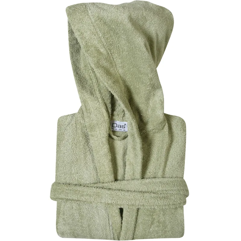 Μπουρνούζι Με Κουκούλα Das Home Casual 5907 Olive - MEDIUM
