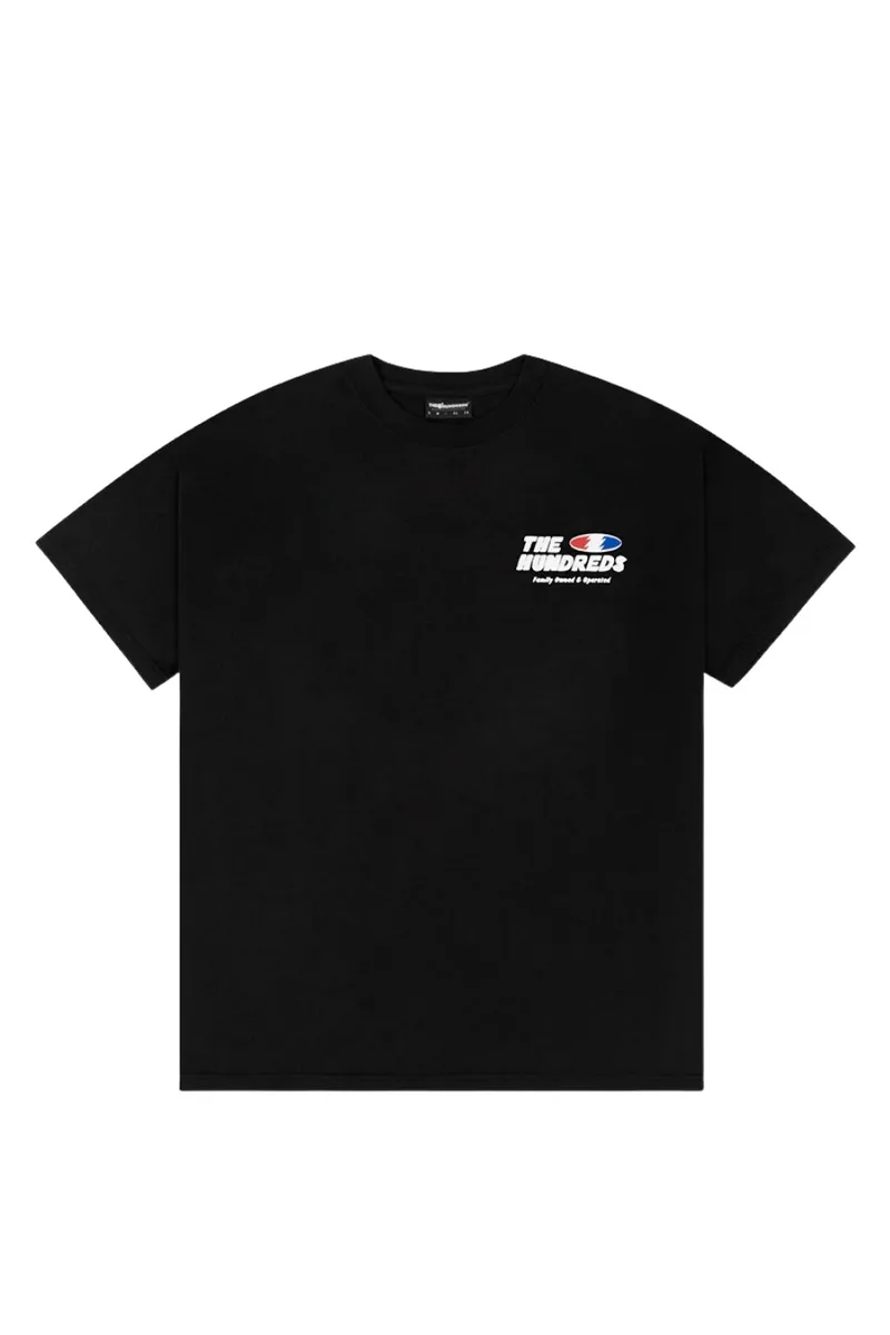 THE HUNDREDS Ανδρικό T-Shirt Busdown - ΜΑΥΡΟ-T25F101015-BLACK