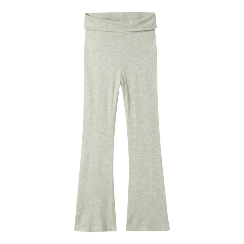 Κολάν καμπάνα πλεκτό κορίτσι name it-13246490-Light Grey Melange