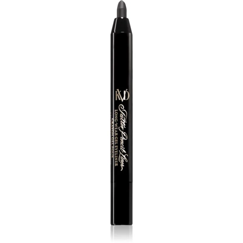 KVD Beauty Tattoo Pencil Liner αδιάβροχο τζελ μολύβι για τα μάτια μίνι απόχρωση 10 Trooper Black 0.35 γρ