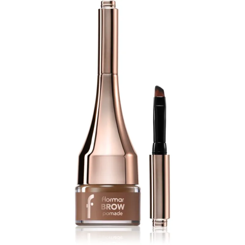 flormar Brow Pomade μυραλοιφή για τα φρύδια με βούρτσα απόχρωση 01 Μπεζ 2,2 γρ