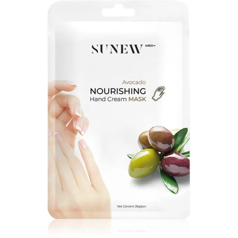 SUNEWMED+ Moisturising Hand Mask with Jojoba Oil and Olive Oil ενυδατική μάσκα για τα χέρια με ελαιολάδο 1 ζευγάρι