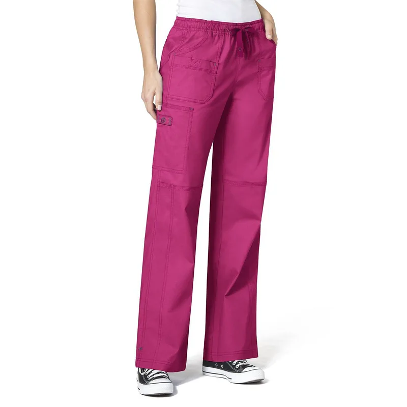 Παντελόνι Γυναικείο Υγειονομικών Wonderwink WonderFlex Multi Pocket Cargo Faith Hot Ροζ