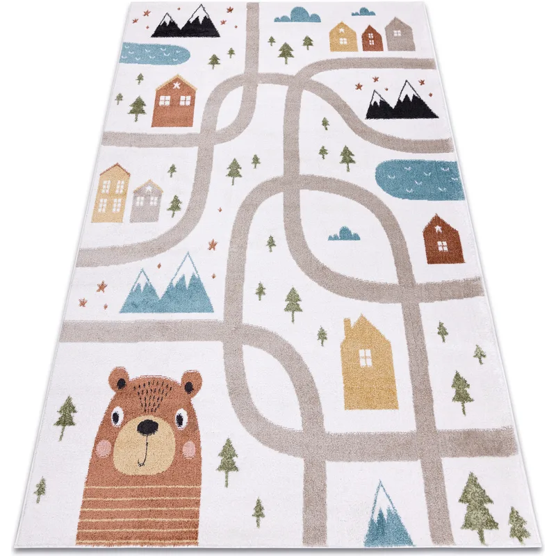 Χαλιά Rugsx Χαλί FUN Polar παιδιά δρόμοι, δά 200x290 cm