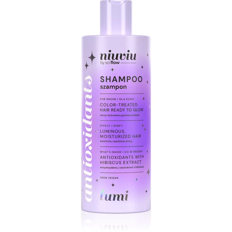 so!flow LUMI Hair Shampoo With Antioxidants λαμπρυντικό και ενισχυτικό σαμπουάν για βαμμένα μαλλιά 300 ml