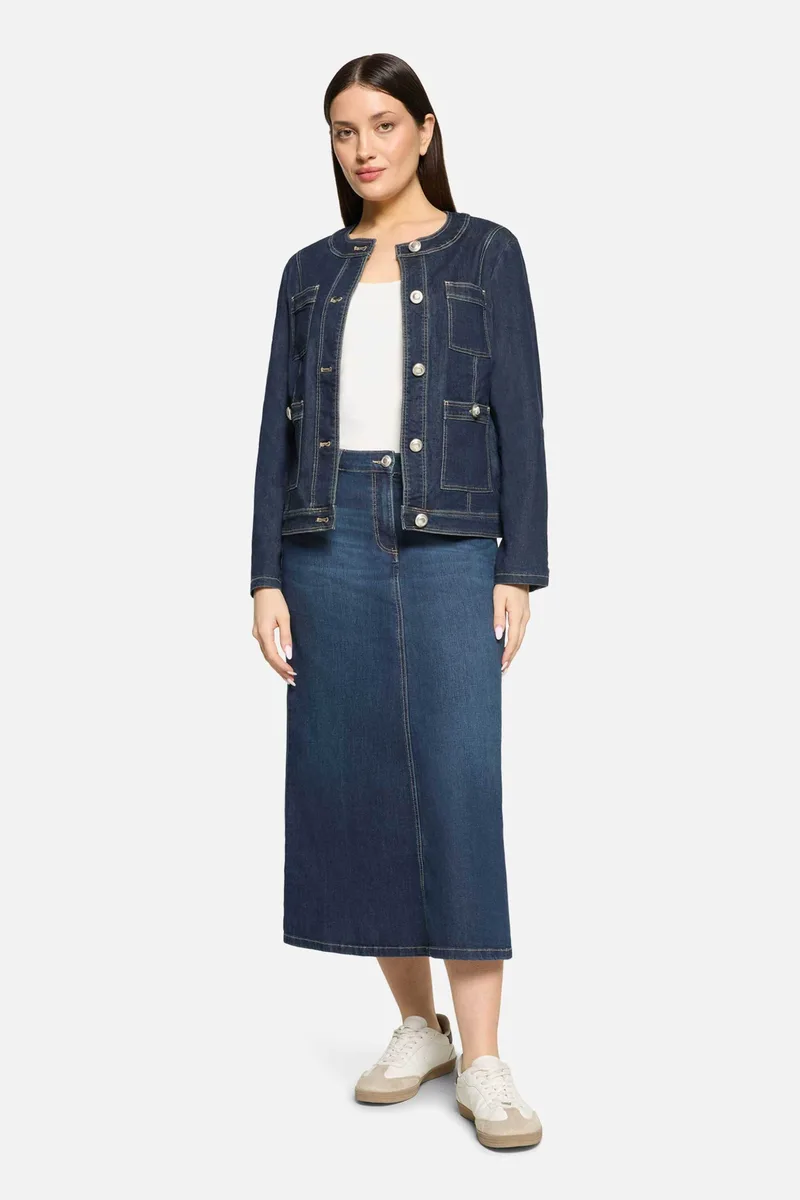 Betty Barclay γυναικεία denim φούστα - 9478/1831 Denim Blue Σκούρο