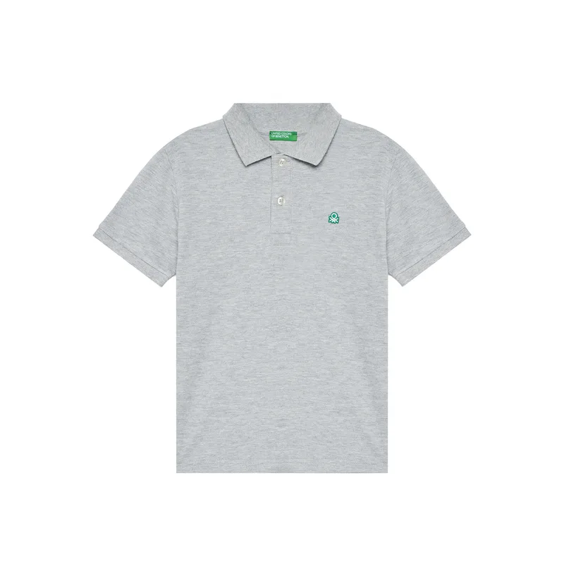 United Colors Of Benetton Polo 3089C300Q Γκρι Regular Fit