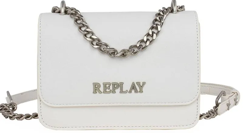 ΤΣΑΝΤΑ ΩΜΟΥ REPLAY FW3001.001.A0362B 001 ΛΕΥΚΟ