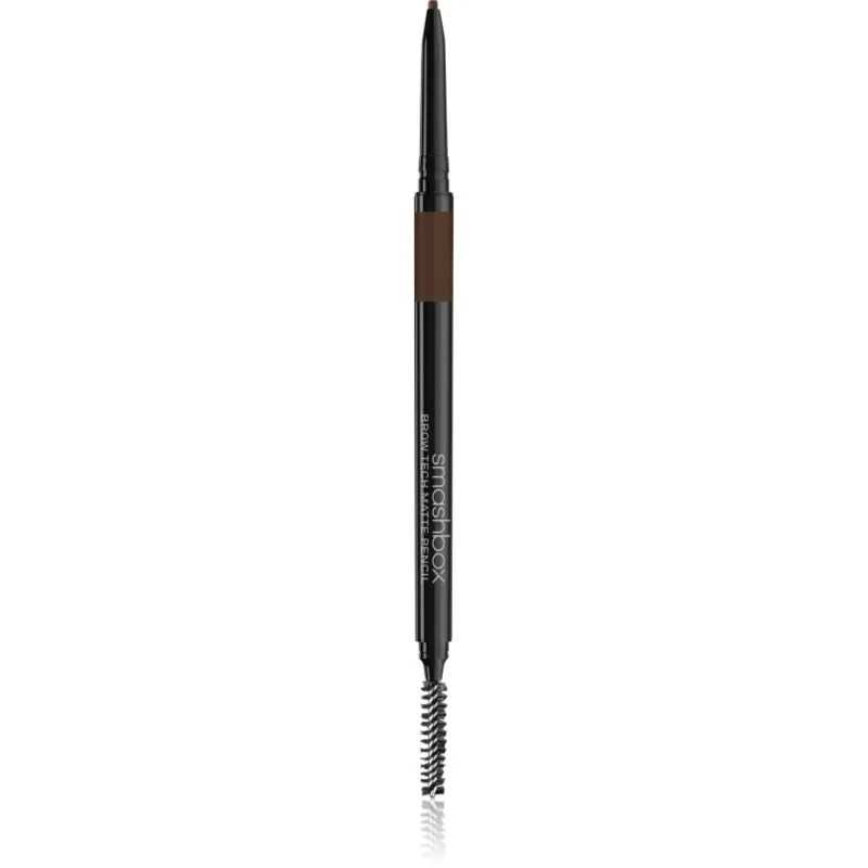 Smashbox Brow Tech Matte Pencil αυτόματο μολύβι για τα φρύδια με βούρτσα απόχρωση Brunette 0.09 γρ