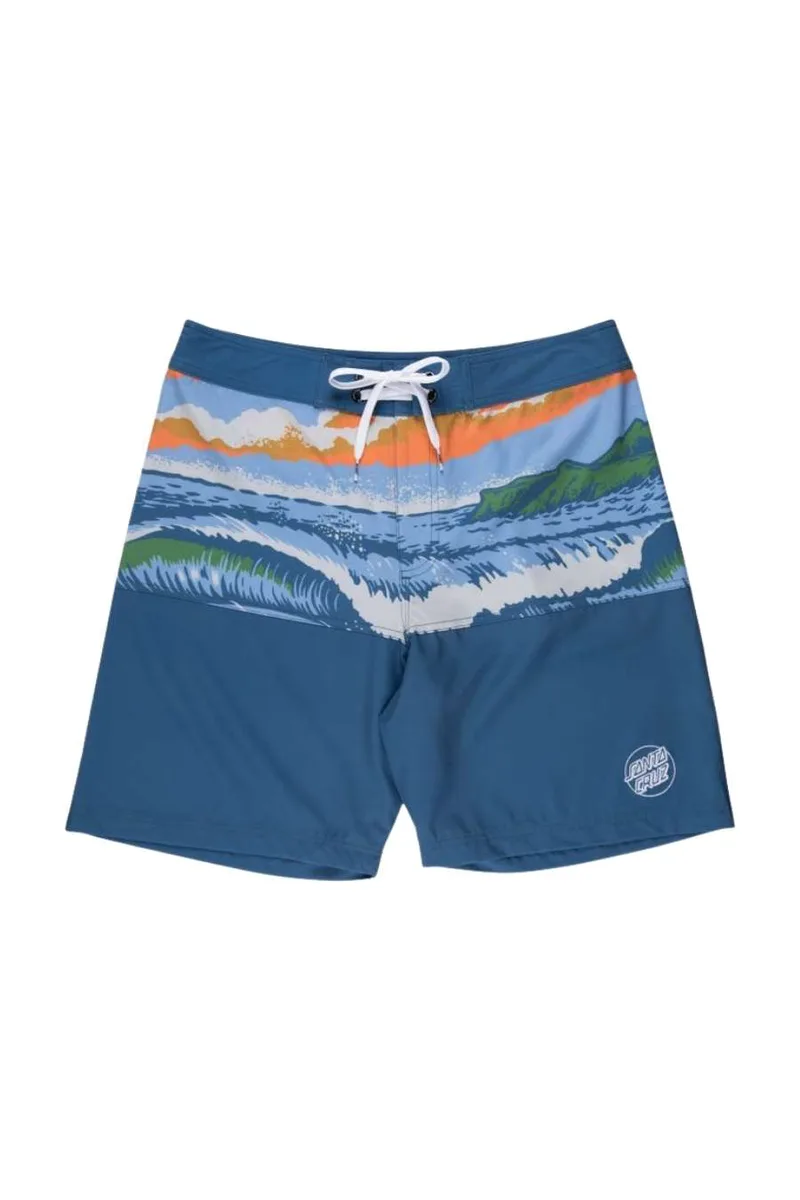 SANTA CRUZ Ανδρικό Μαγιό Water View Boardshort - Μπλε-SCA-SHR-5072