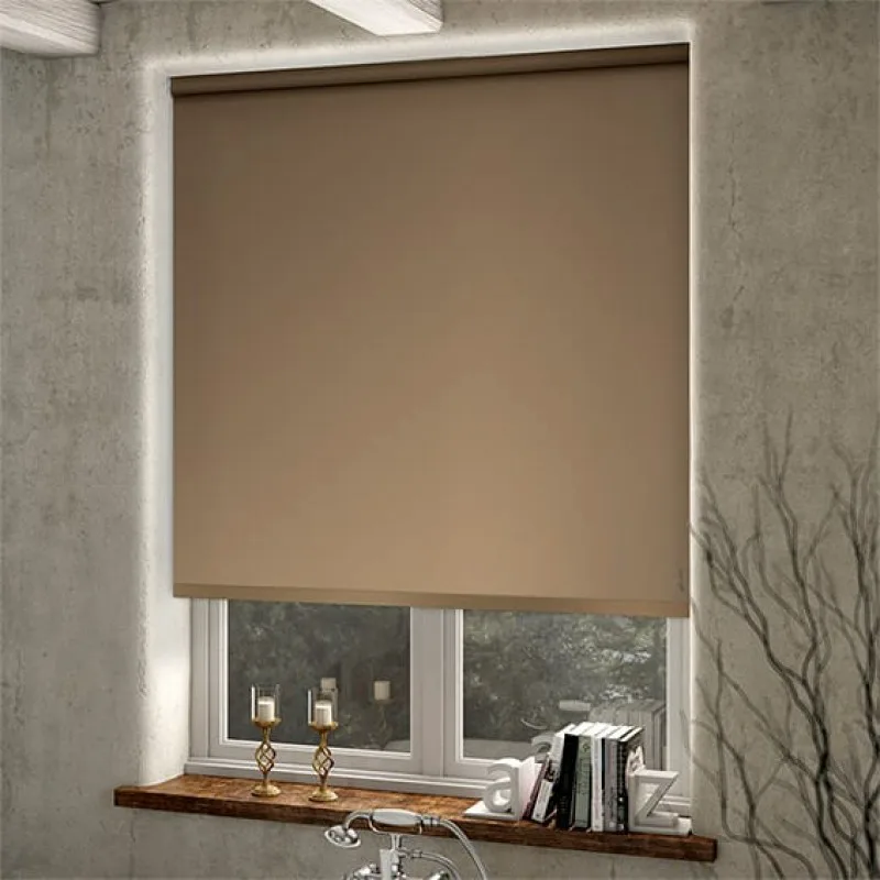 Ρόλερ ολικής συσκότισης black out Elegant σειρά Καφέ 4174