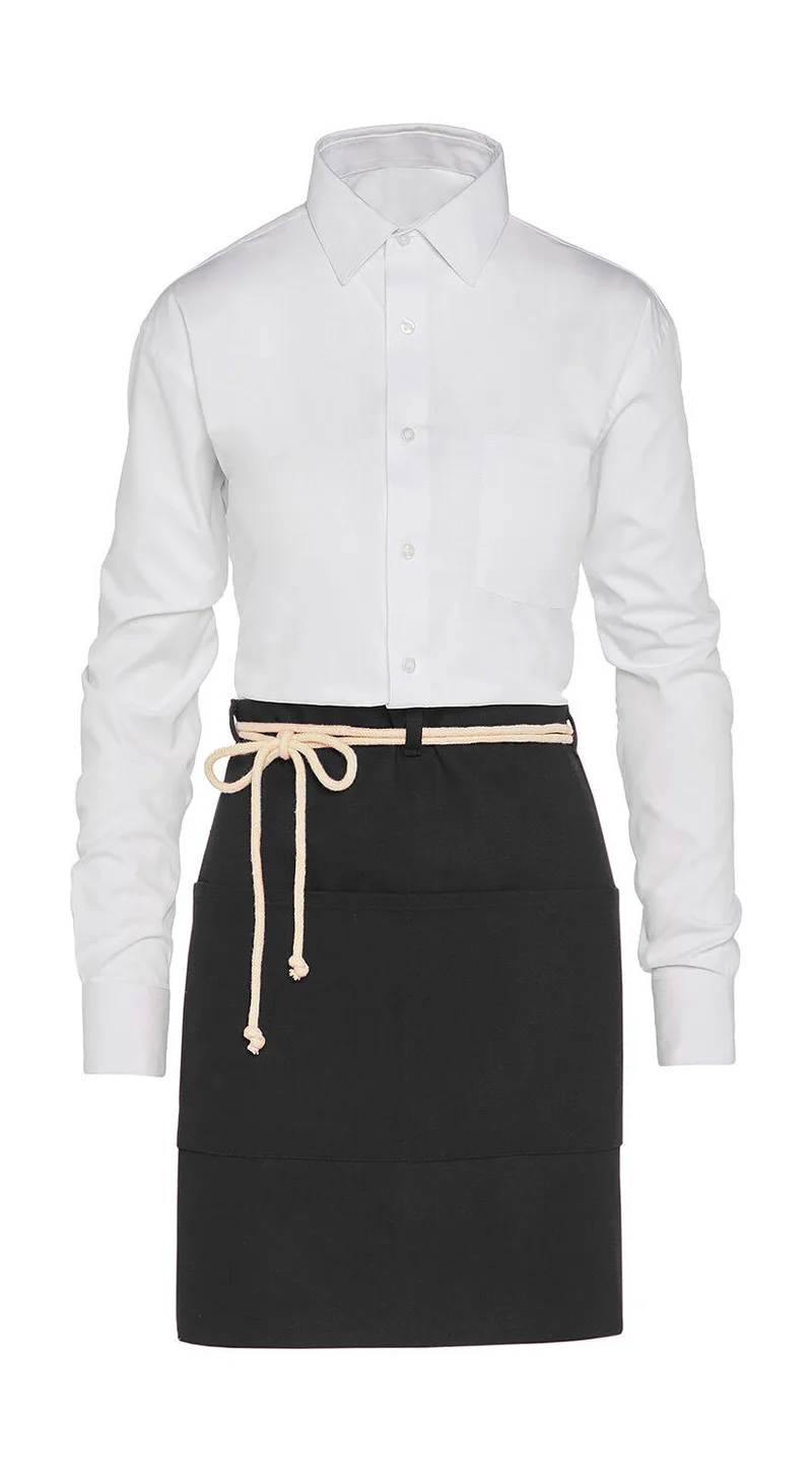 Κοντή Ποδιά Μέσης Corsica Canvas με Τσέπη SG Accessories - BISTRO JG15P-CA-Bistro Black