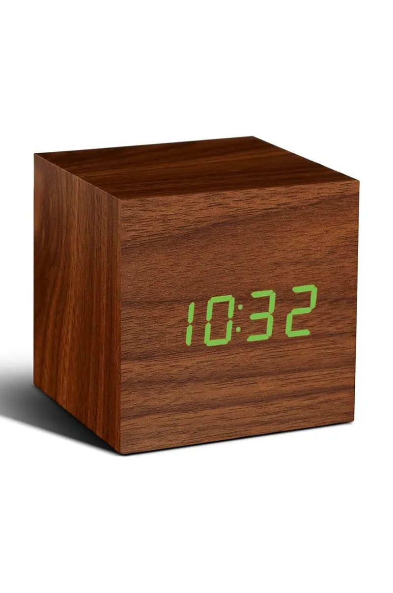Επιτραπέζιο ρολόι Gingko Design Cube Click Clock