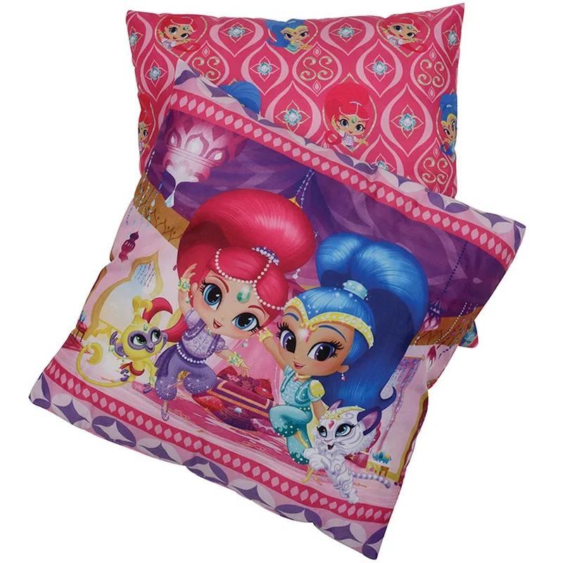 Μαξιλάρι Διακοσμητικό Polyester 40x40εκ. Shimmer & Shine 5502 Nickelodeon (Ύφασμα: Polyester, Χρώμα: Φούξια) - NICKELODEON - 533404005502