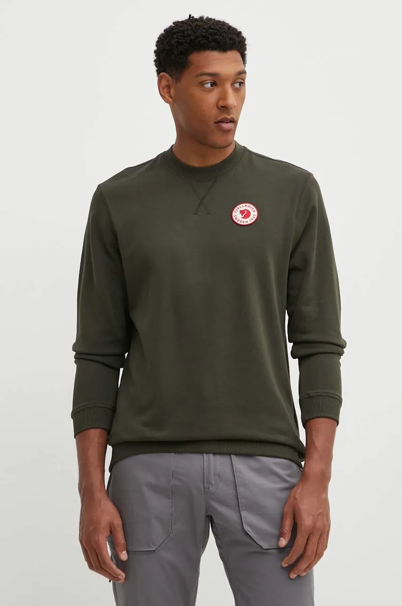 Βαμβακερή μπλούζα Fjallraven 196 Logo 1960 Logo Badge Sweater