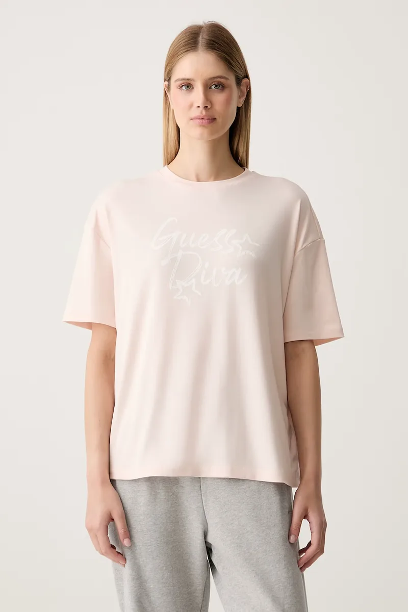 Guess t-shirt γυναικείο με lyocell LUNA