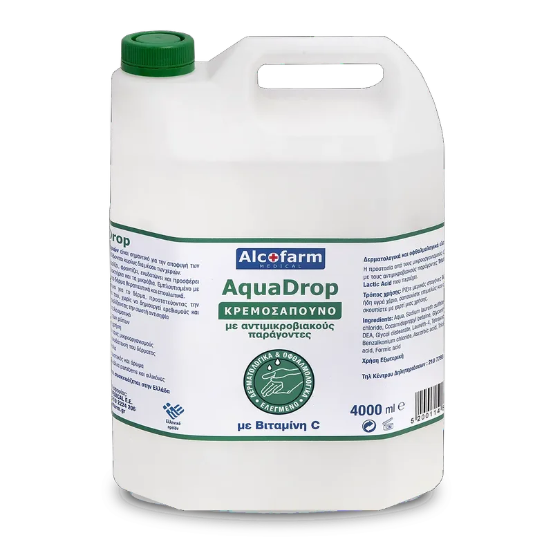 Αντιμικροβιακό Κρεμοσάπουνο AquaDrop 4000ml