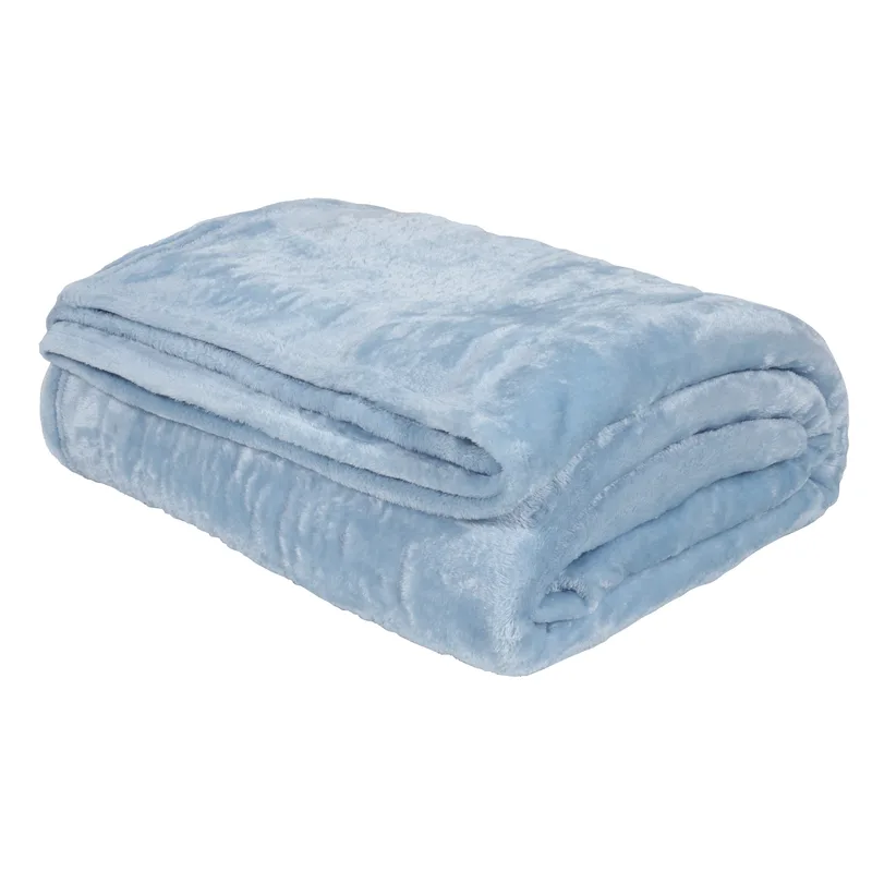 Κουβέρτα Λίκνου 80x110εκ. Μονόχρωμη Velour Relax 1344 Γαλάζια Das Baby (Ύφασμα: Polyester, Χρώμα: Γαλάζιο , Μέγεθος: Λίκνου) - Das Baby - 620511801344