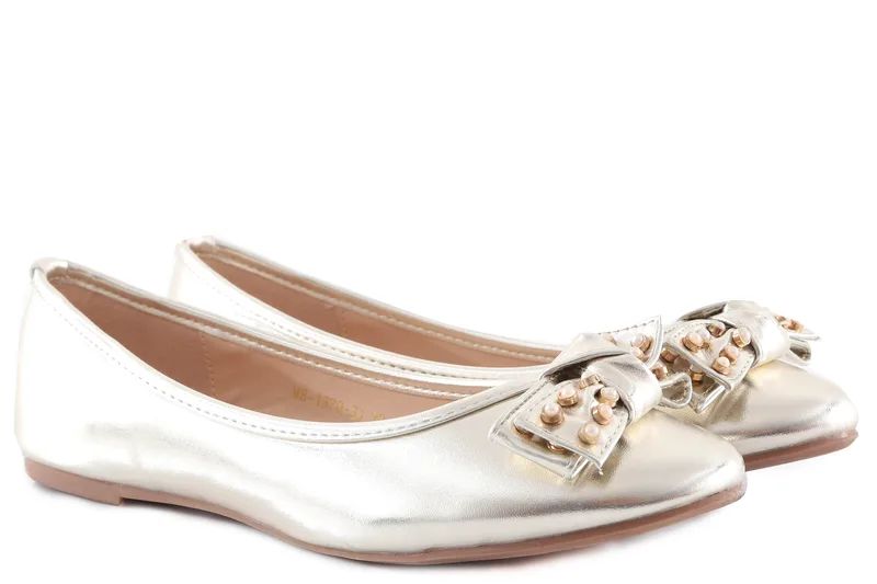 Μπαλαρίνα Feng Shoe Pump Flat M8-1370-31-GOLD Γυναικείο