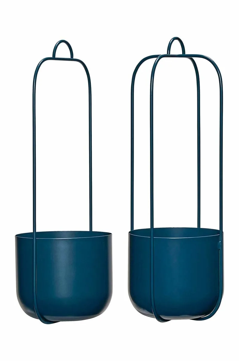 Κρεμαστή γλάστρα Hübsch Lotus 16 x 44 cm 2-pack