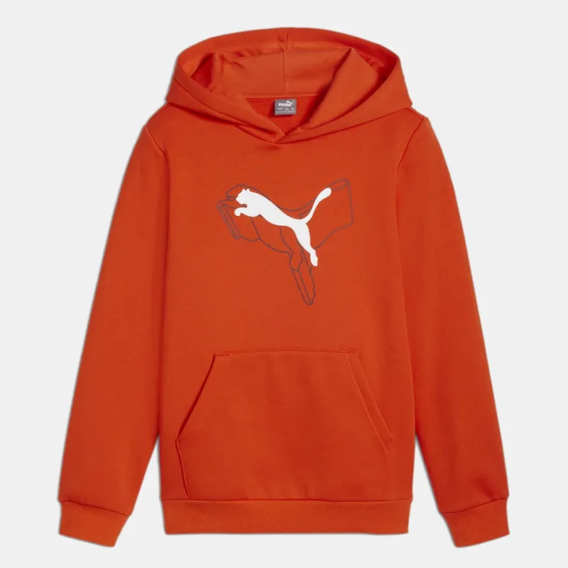 Puma Ess+ Logo Lab Cat Παιδική Μπλούζα με Κουκούλα (9000193593_79619)