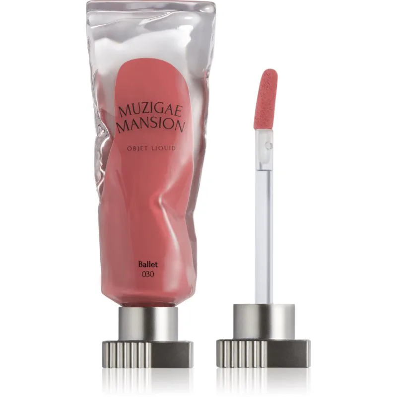 MUZIGAE MANSION Objet Liquid μακράς διαρκείας ρευστό κραγιόν με ματ αποτελέσματα απόχρωση 030 Ballet 6 ml