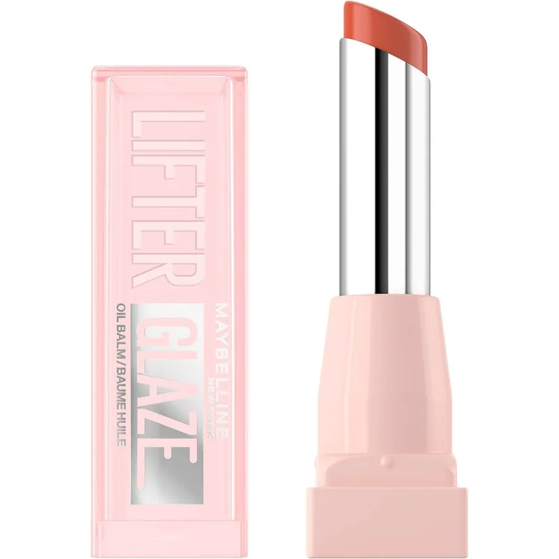 Maybelline Lifter Glaze Lip Oil Balm Ενυδατικό Lip Balm για Απαλά & Γεμάτα Χείλη με Εκχύλισμα από Κεράσι 1 Τεμάχιο - 006 Caramel Glow